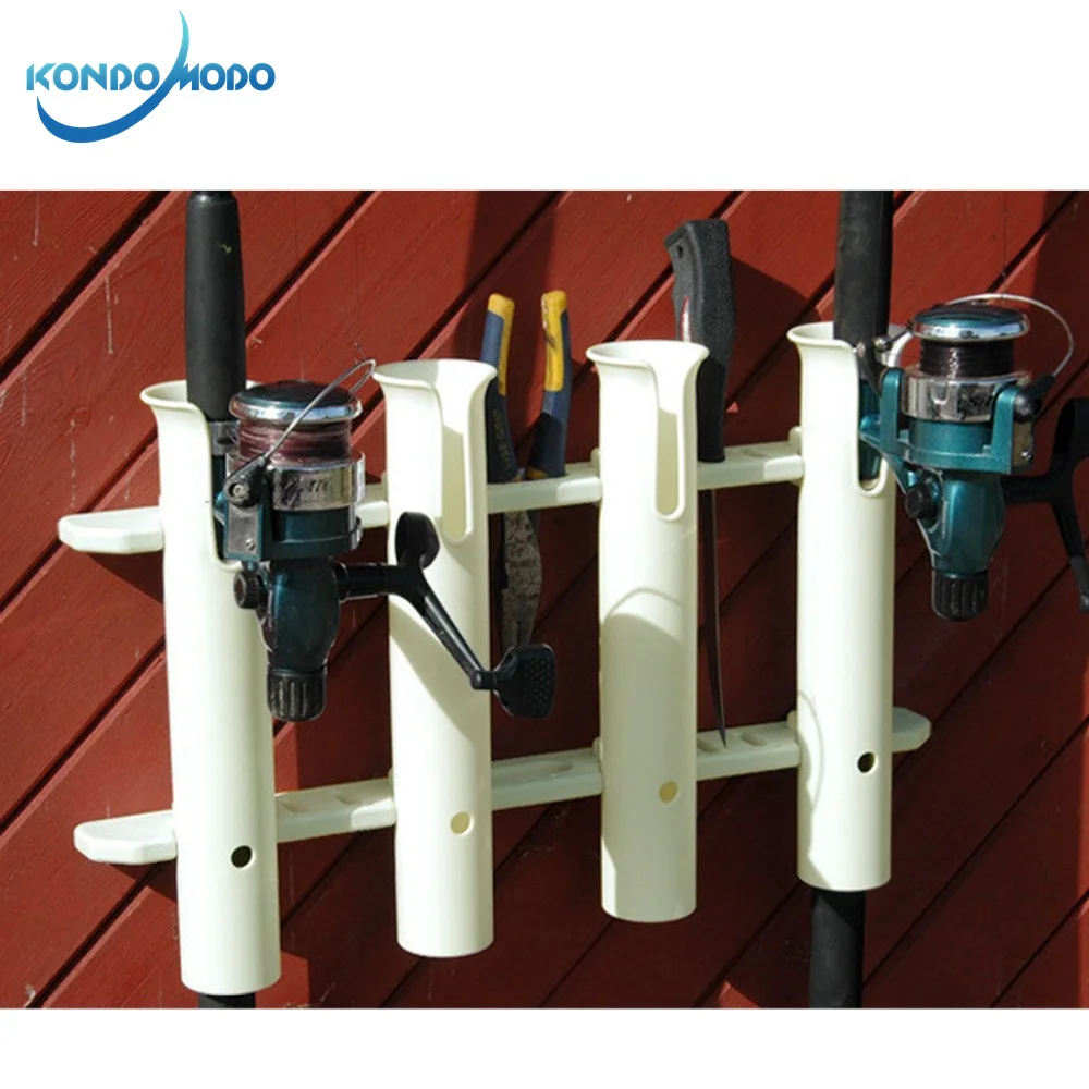 

Marine Vertical 4 Tube Link Fishing Rod Holder Organiser Pole Tube Mount Bracket Socket Rack Storage Boat Yacht Kayak Tackle