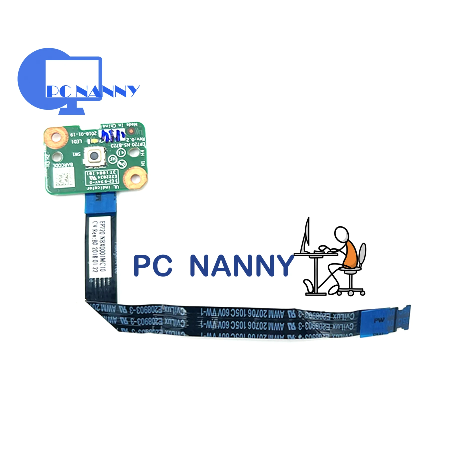 

PCNANNY для Sony SVS131 Power Button, медиа-плата с кабелем SWX-3821P SWX-382