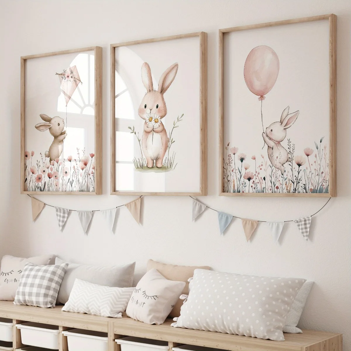 

Набор из 3 картин в пасторальном стиле