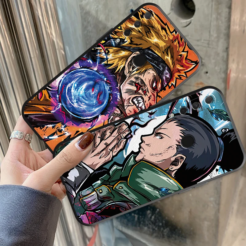 

Naruto Japan Anime Phone Case For HUAWEI P20 Lite Pro Plus P20 Lite 2019 Funda Back Protective Original Liquid Silicon Coque