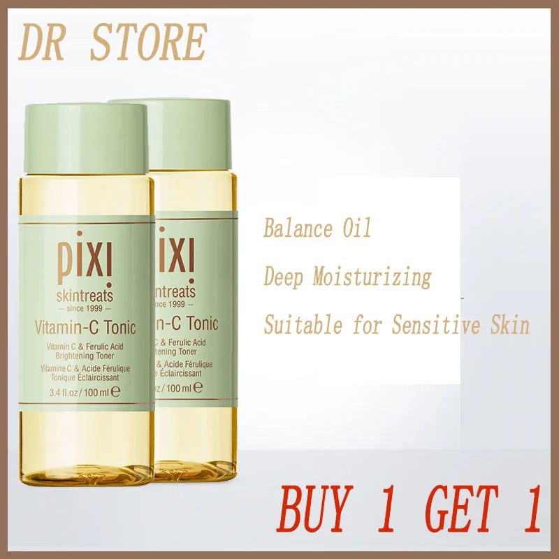 

2PCS Pixi 100ml VitaminC Firming Skin Whitening Moisturize Balance Oil Deep Moisturizing Suitable Sensitive Face Skin Care Serum