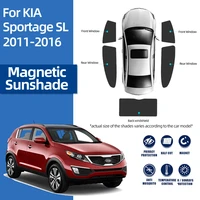 for kia sportage sl 2010 2016 front windshield car sunshade shield rear baby side window sun shade visor magnetic blind curtain