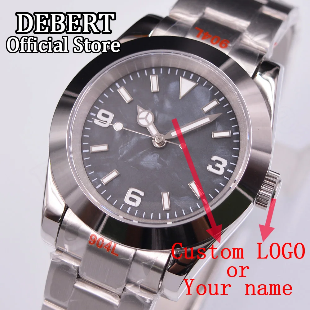 

Мужские часы с автоматическим механизмом, с керамическим циферблатом и сапфировым стеклом, 36/39 мм