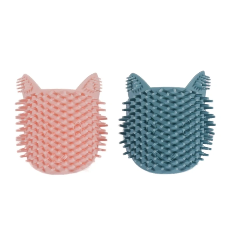 

Self Groomer Corner Face Scratcher Silicone Pet Scratching Board