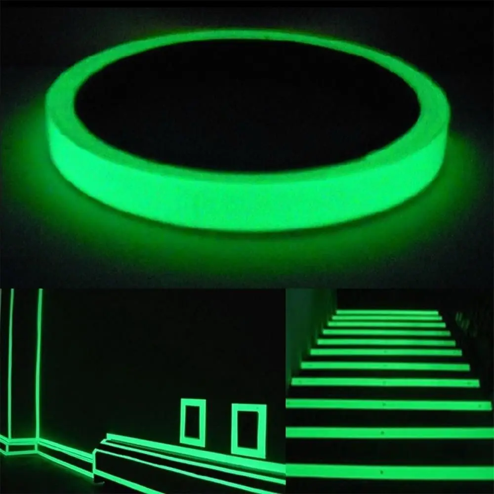 

Наклейки, защитный знак, самоклеящаяся зеленая Люминесцентная светящаяся лента для мотоцикла, Светоотражающая полоса для автомобиля