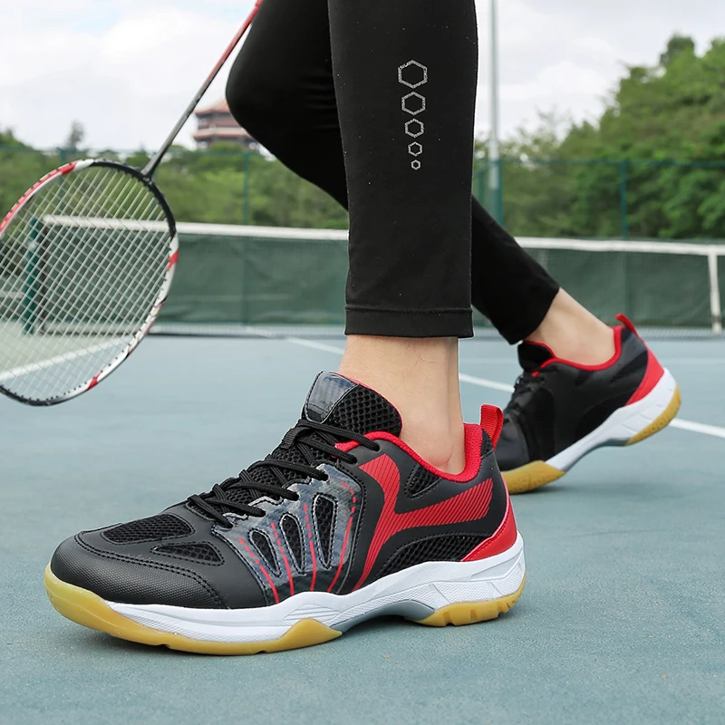 Men's Women's Tennis Volleyball Shoes Professional Court Sports Shoes Breathable Badminton Sports Shoes Men's Sports Shoes