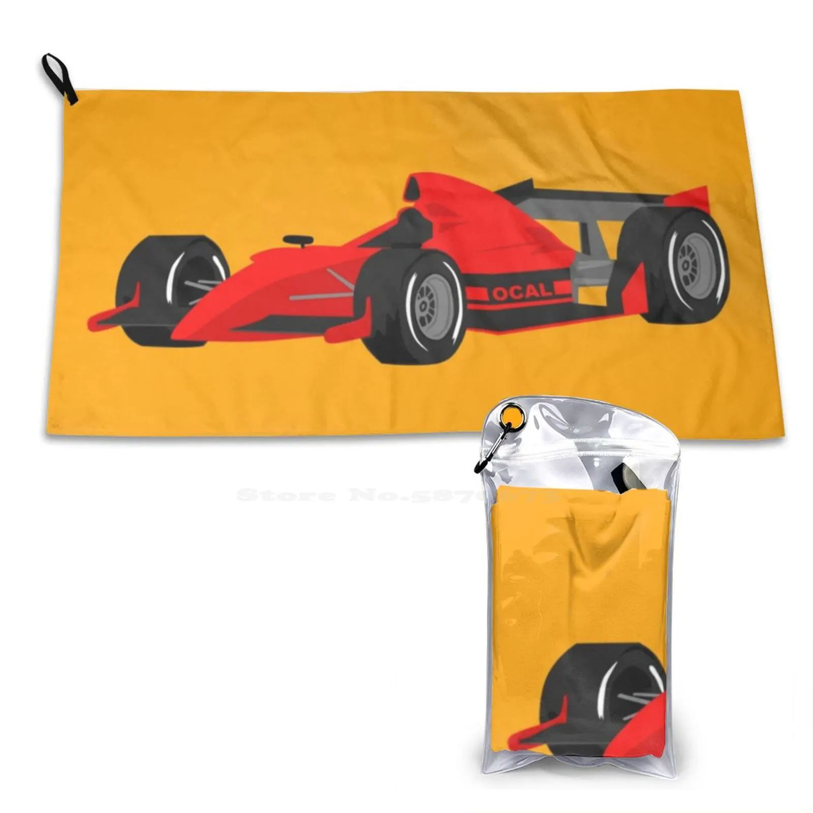 Мягкое полотенце Charles Leclerc с узором мочалка Racing One Motorsport Scuderia 2020 Driver Vettel Champion Grand