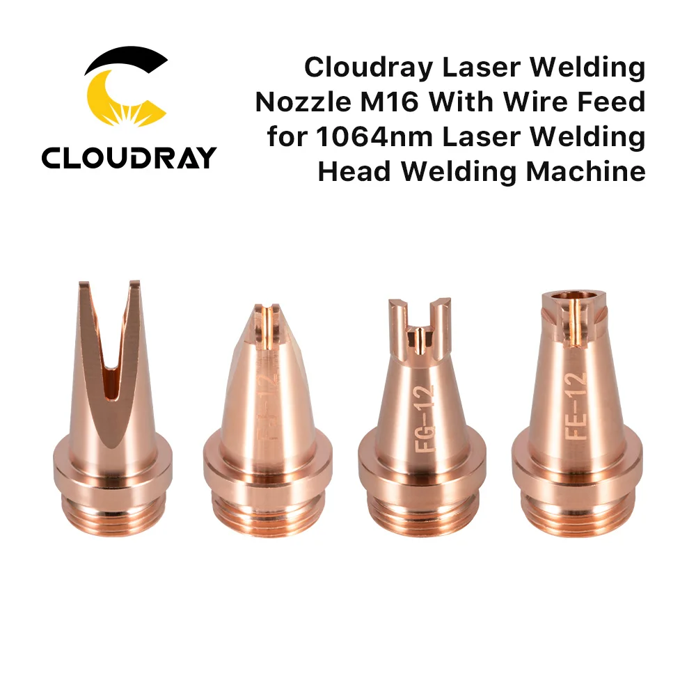 Cloudray 10 шт. ручное лазерное сварочное сопло M16 с резьбой для крепления проволоки
