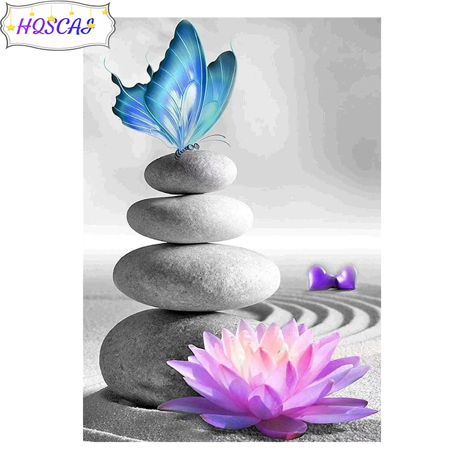 5D DIY AB Round Drill Diamond Painting Region-zen Diamonds Cross Stitch 3D Diamond wall Art Embroidery Diamond Mosaic Decor Gift