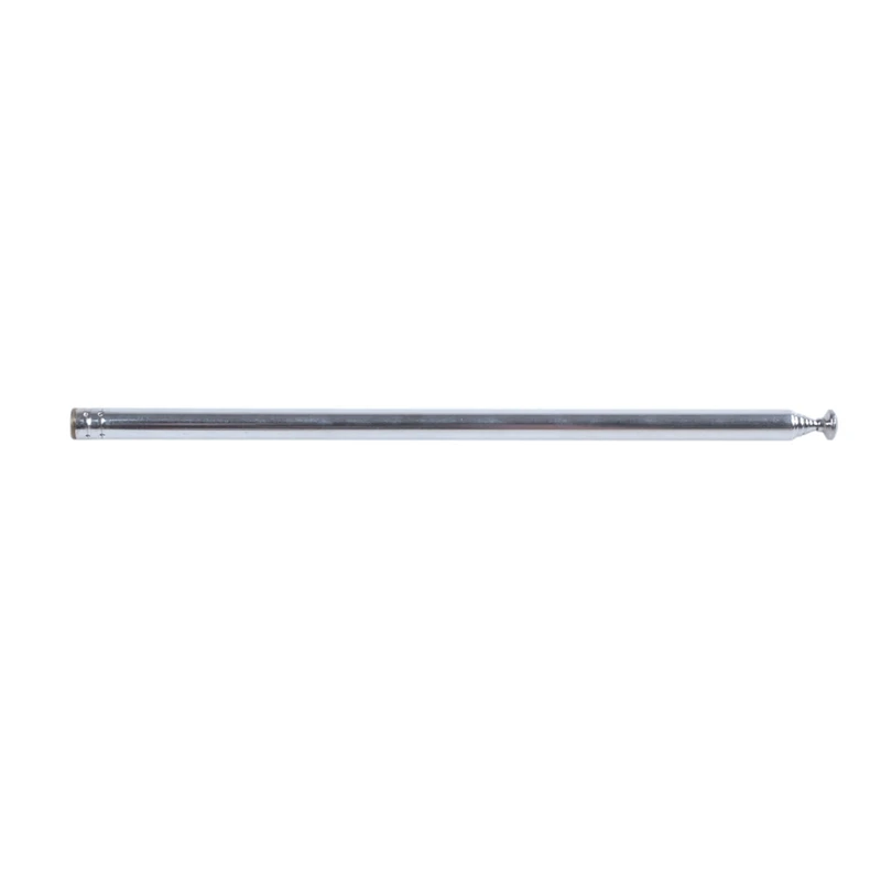 

RISE-10Pcs 96Cm Length 7 Section Telescoping Stainless Steel AM FM Radio TV Antenna