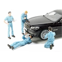 118 scale model maintenance worker action figure repair shop car scene accessories display vehicle repair dolls toy colleciton