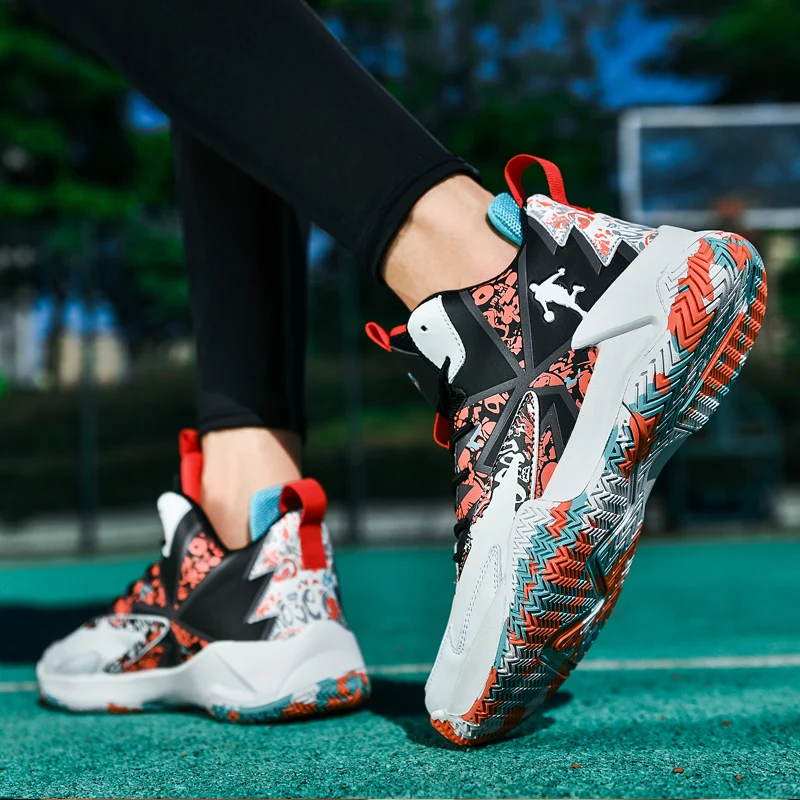 2022 Men Basketball Shoes Unisex Couple Basketball Sports Shoes Summer Breathable High Quality Sneakers for Women