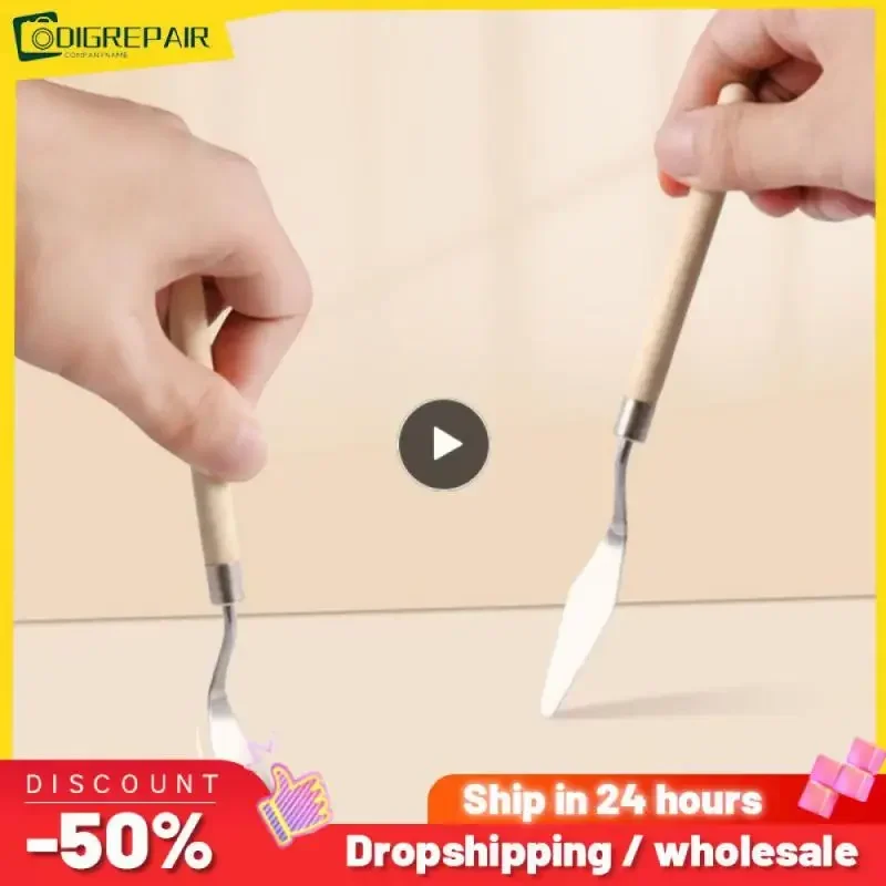 Ножи для рисования маслом из нержавеющей стали художественные ремесла шпатель