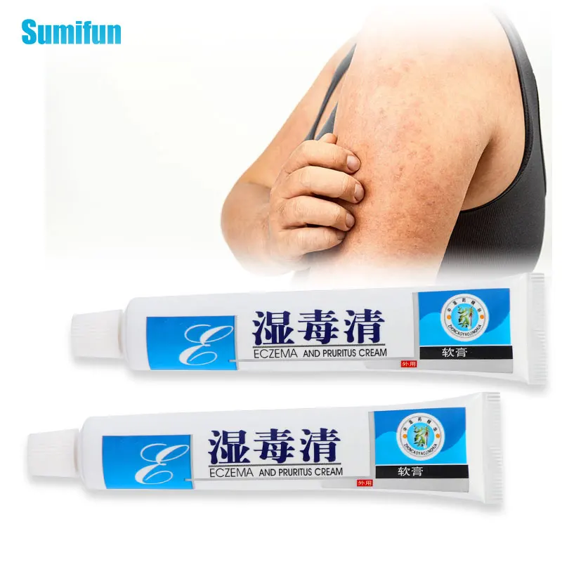 

1Pc 25g Psoriasis Anti-itch Cream Antibacterial Antipruritic Relieve Dermatitis Eczema Rash Urticaria Herbal Ointment Skin Care