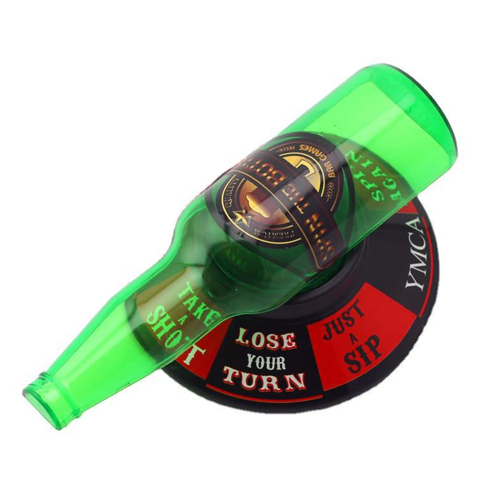 

Rotary Wine Bottle Drinking Funny Board Game Interesting Entertainment Night Club Bar Birthday Party Toy Accessories