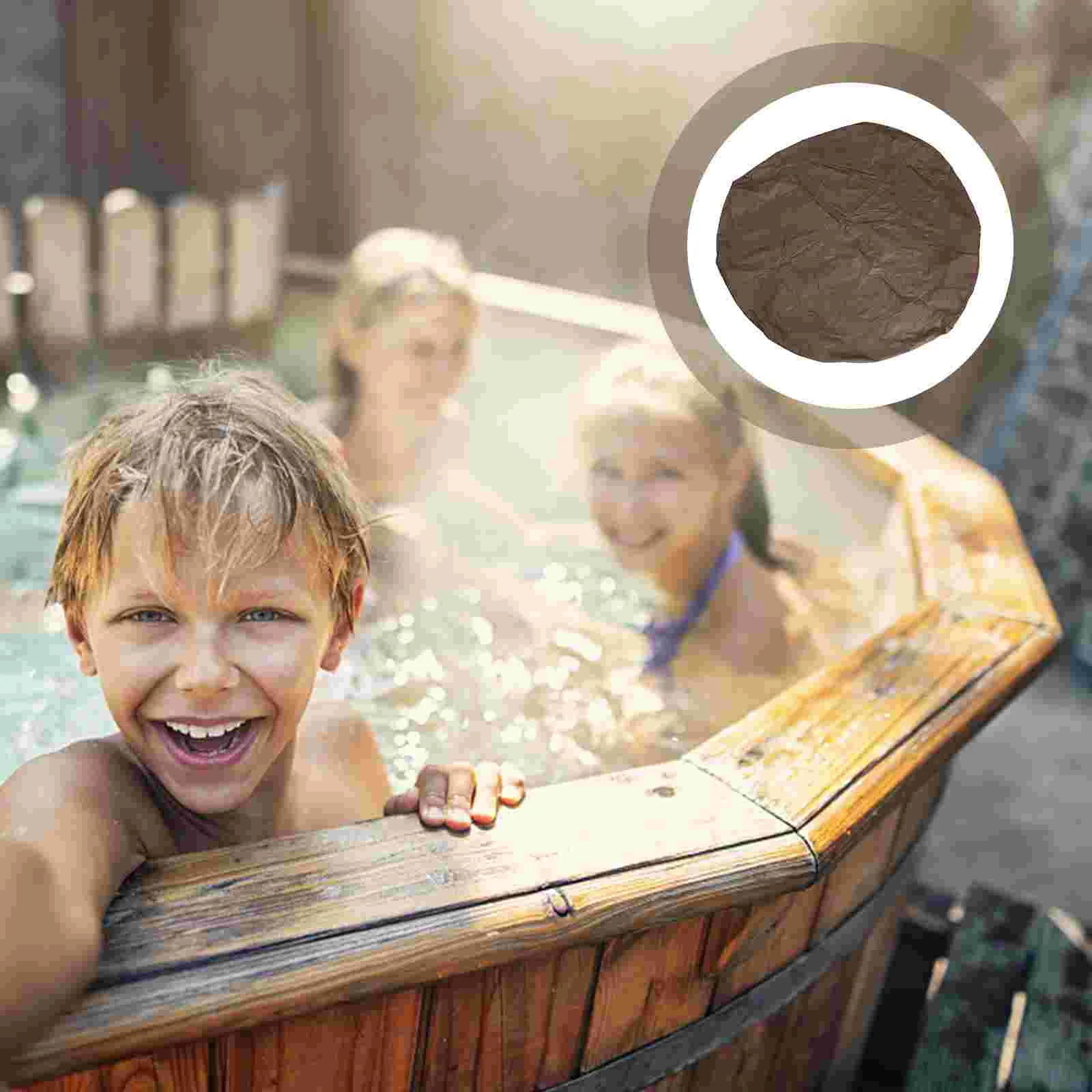 

round pools above ground hot tub cover swimming pool cap waterproof outdoor spa covers for bathtub bubble spa water