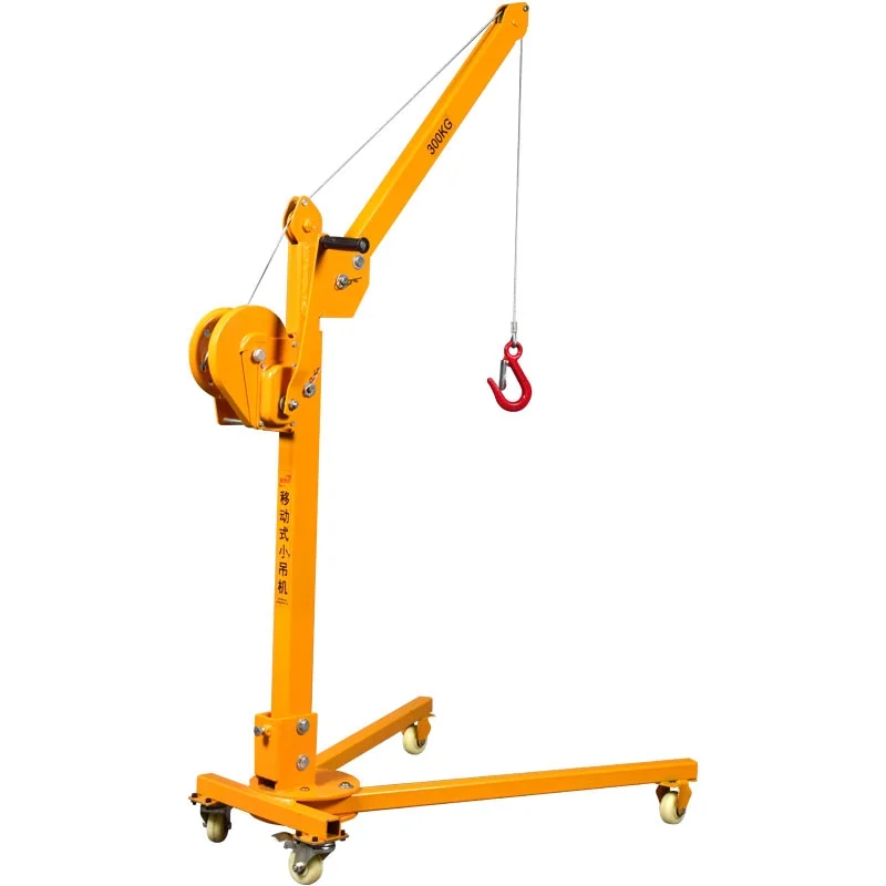 

China manufacturer factory price Foldable Shop crane mobile portable folding crane mini lift crane