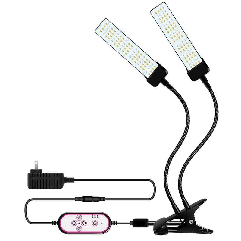 

Plants LED Grow Light Full Spectrum Control Plants Seedlings Flower Indoor Grow Box Clip Lamp Greenhouse Tent US Plug