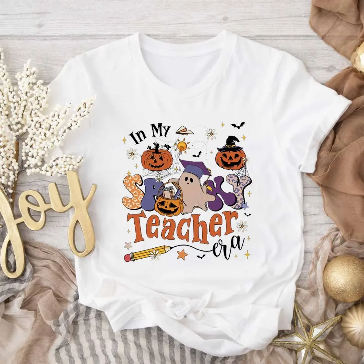 Забавная футболка модная повседневная женская летняя в стиле 90-х с принтом тыквы