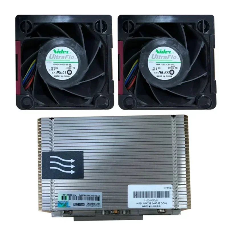 Оригинальный комплект радиатора процессора DL380 dl380p G8 Gen8 Xeon V2 662522 -001 723353 654592