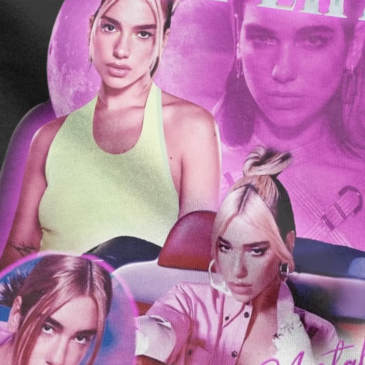 Всесезонная Мужская и женская футболка-ботинки D-Dua Lipa Singer забавная футболка из