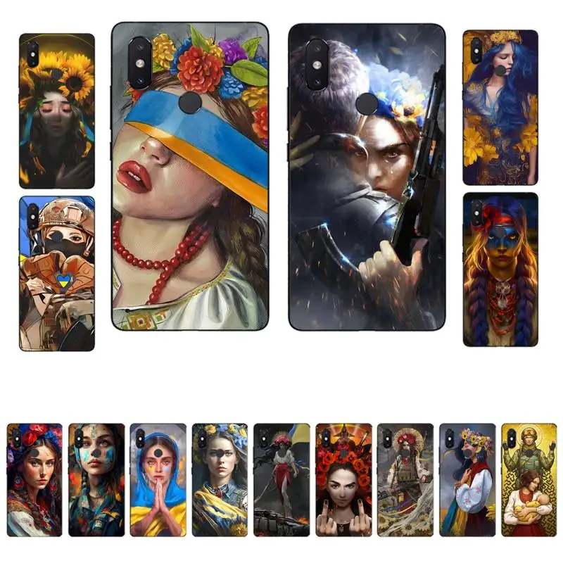 

YNDFCNB Ukraine girl Phone Case for Xiaomi mi 8 9 10 lite pro 9SE 5 6 X max 2 3 mix2s F1