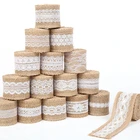 2 дюйма в ширину, искусственная кожа с белым кружевом для украшения дома своими руками, свадебной вечеринки и подарочной упаковки