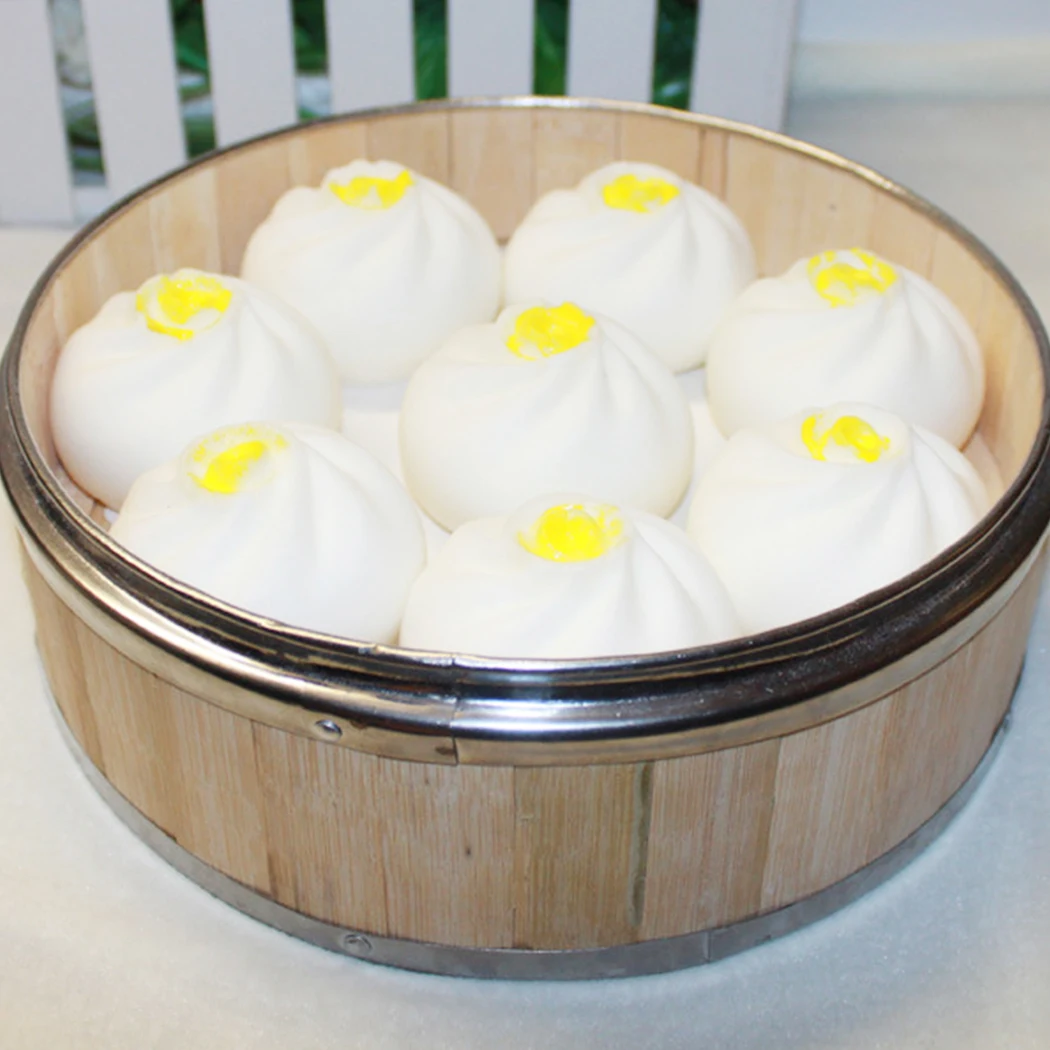 Мягкая мини-игрушка в виде китайского хлеба на пару игрушки для детей