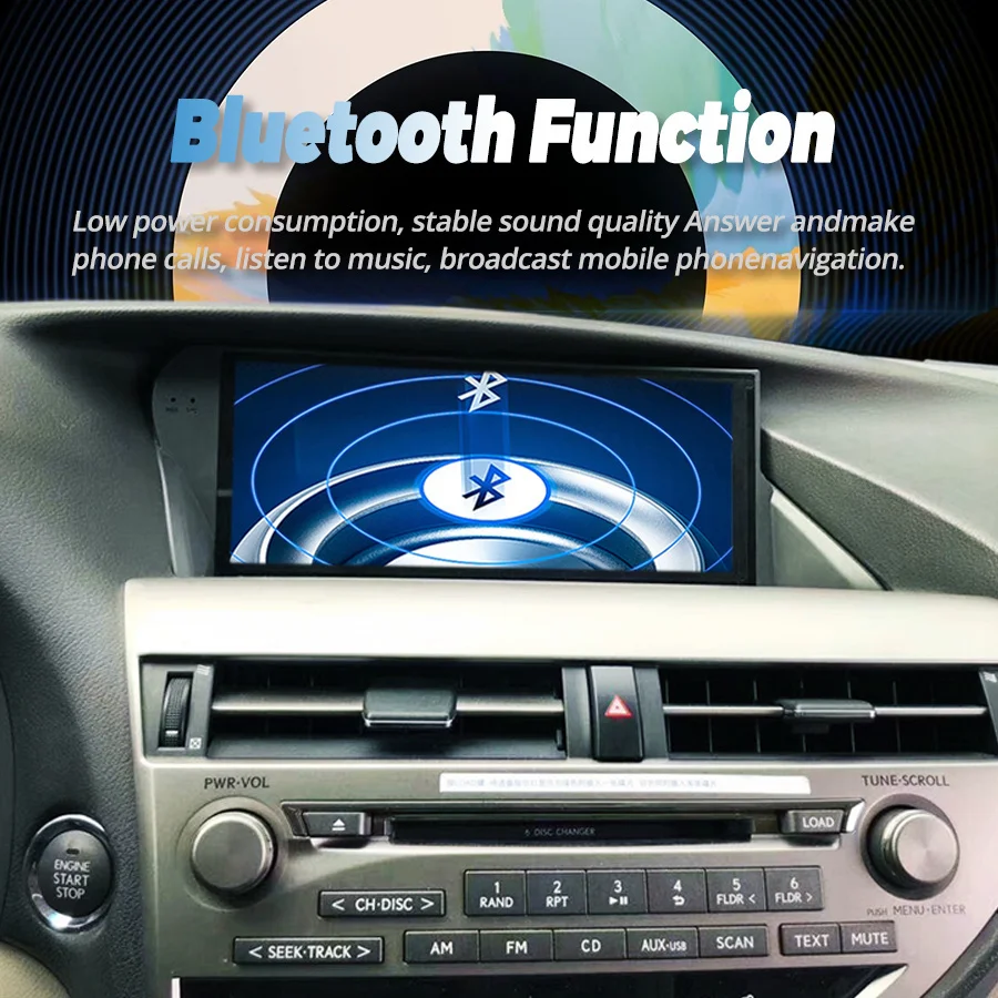 Полный сенсорный экран GPS-навигация для LEXUS RX270 RX350 2009-2015 магнитофон на правом