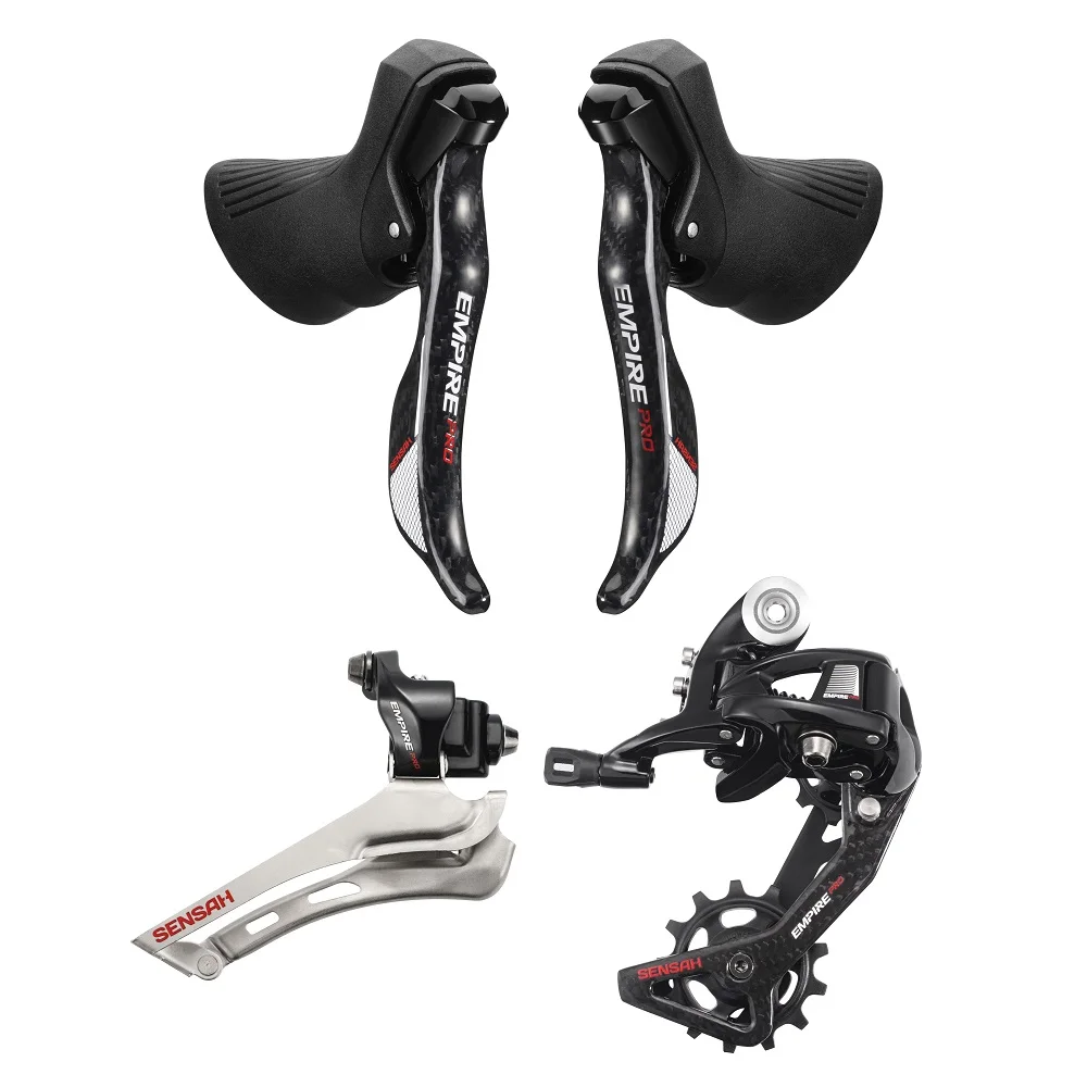 Задний рычаг переключателя передач SENSAH EMPIRE PRO 2x1 2 скорости 24s Road Groupset из
