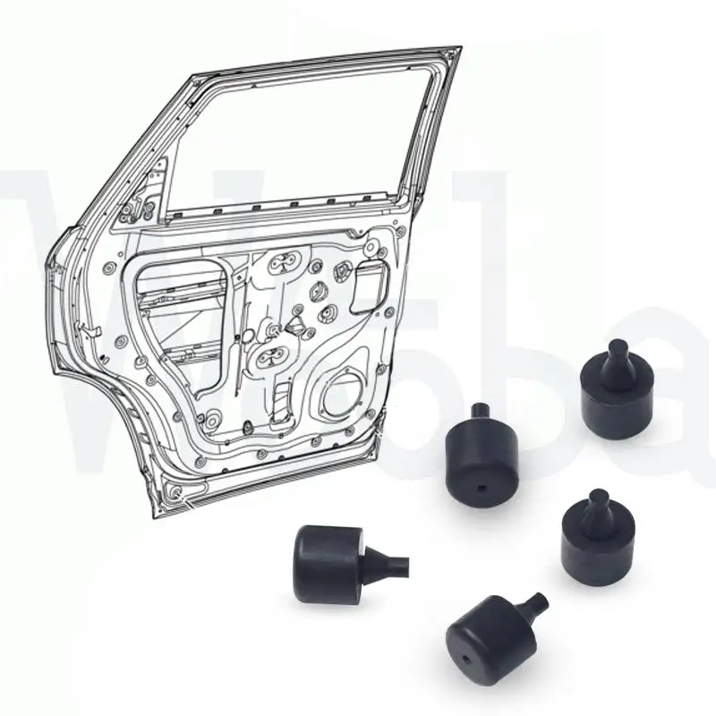 

5/10/20 PCS Rubber Door Bump Stop For 2005-2014 Land Rover LR2 LR3 LR4 Freelander Discovery Range Rover Sport CFM500010