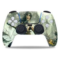 for ps5playstation 5 tomb raider controller pvc skin vinyl sticker decal cover dustproof protective sticker 1 pcs
