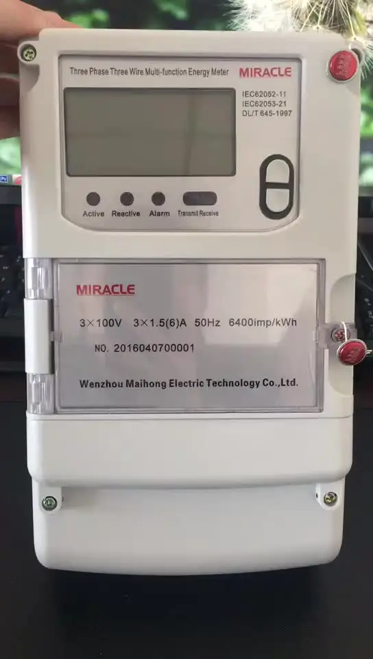 

Three 3 Phase Digital Smart Wattmeter Energy Meter with RS485