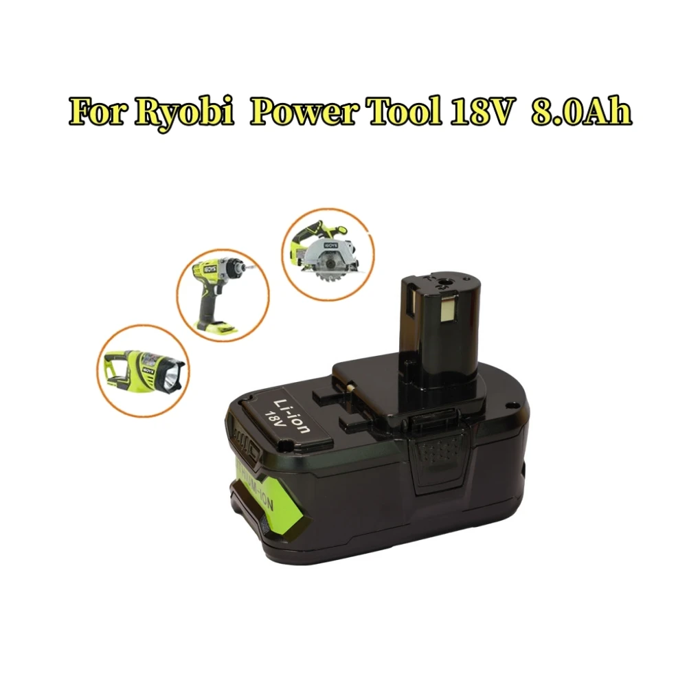 Литий-ионный аккумулятор для Ryobi 18 в 8000 мАч
