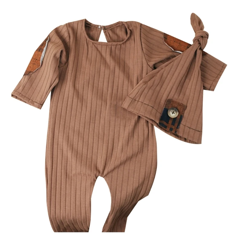 

Newborn Photo Props Outfit Baby Boys Girls Photography Costume Long Sleeve Suit