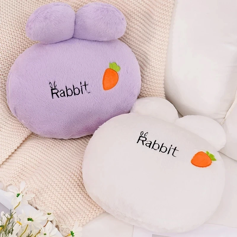 

Симпатичные Новые супер мягкие игрушки-кролики, мягкие игрушки-кролики, подушка для сна, грелка для рук, куклы, диван, стул, подушка для детей...