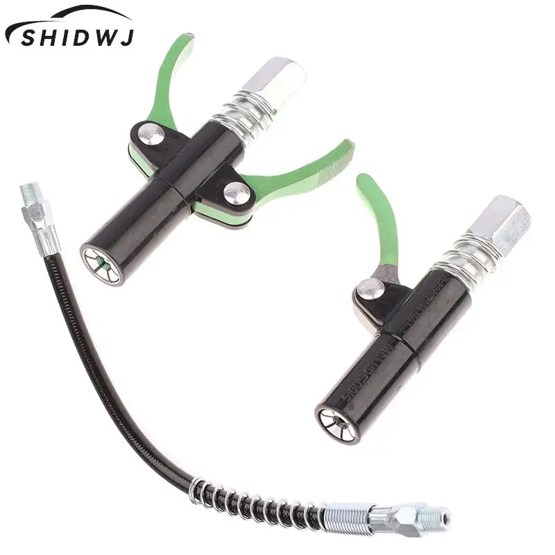 

Locking Clamp Type High Pressure Nozzle Oil Pump Grease Gun Coupler Car Syringe Lubricant Tip Repair Accessories