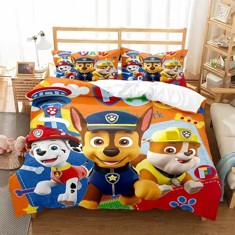 Пододеяльник с принтом Щенячий патруль