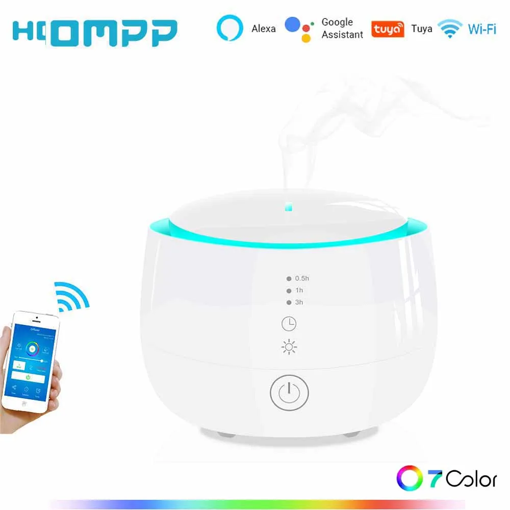 Air Humidifier Difuser Scent Electric Smell for Home Ceramic  Catalytic Lamp Fragrance Essential Oil  Aroma  Room Wifi Light