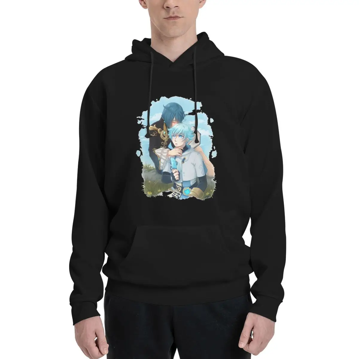 Xingyun - толстовки с капюшоном Chibi Genshin Impact женский спортивный костюм в стиле