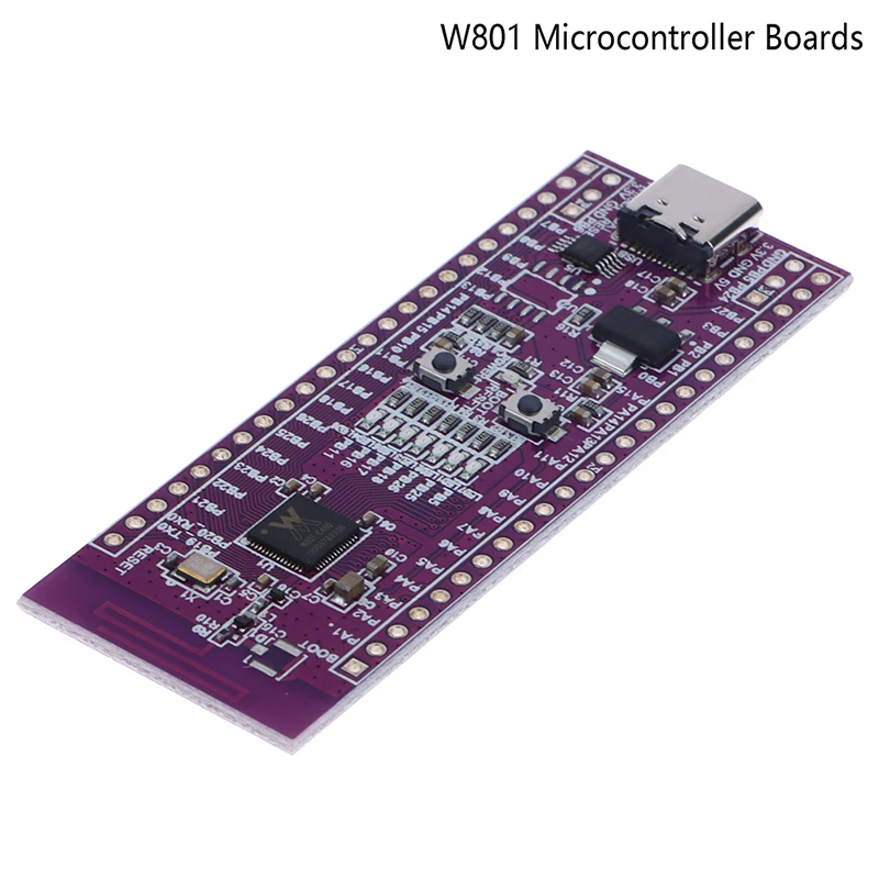

Плата микроконтроллера W801 с Wi-Fi, Bluetooth-совместимая Двухрежимная плата для разработки SoC IoT, аксессуары для микроконтроллера