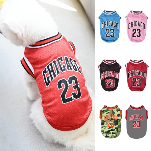 Small dog basketball clothes - купить недорого | AliExpress