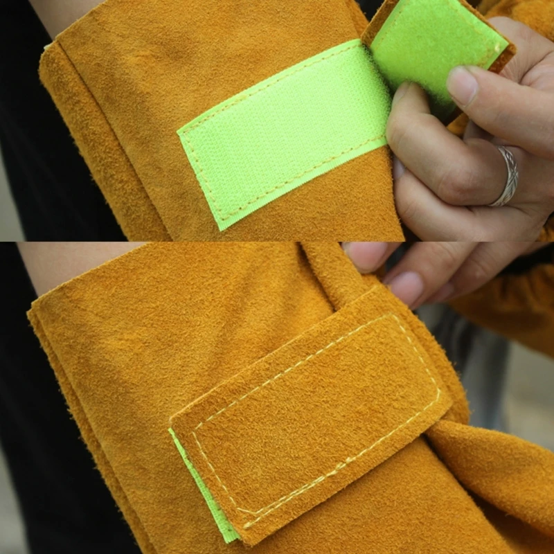 Сверхмощные кожаные сварочные рукава устойчивы к истиранию для повышения