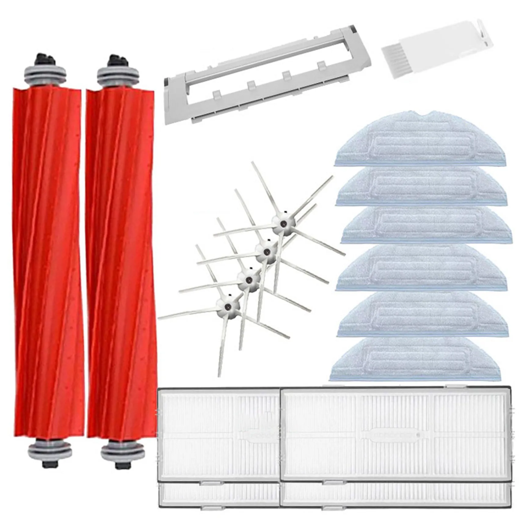 

Запчасти для Xiaomi Roborock S7 S70 S7Max T7S T7S Plus, основная щетка, крышка, Hepa фильтр, Швабра, аксессуары для пылесоса