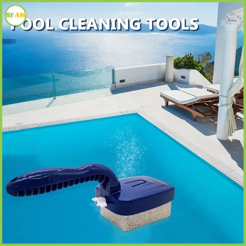 

Портативный пемза, чистящий камень с ручкой, щетка для очистки бассейна, туалета, жесткая вода, аксессуары для очистки бассейна