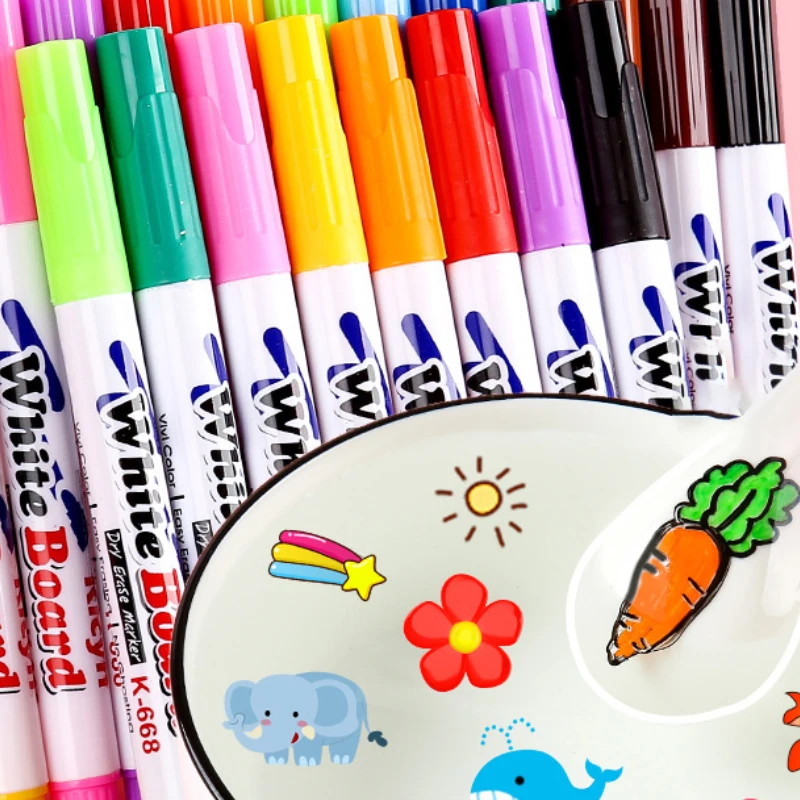 

Magical Water Painting Pen Colorful Mark Pen Markers Floating Ink Pen Doodle Water Pens Montessori Early Education Toy ArtSupply