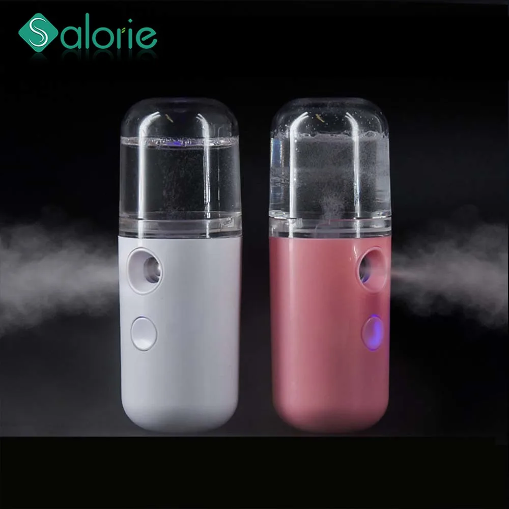 

30ML Facial Steamer Mini Nano Spray Mist Sprayer Nebulizer Face Steamer Humidifier Portable Hydrating Vaporizer Spa Equipment