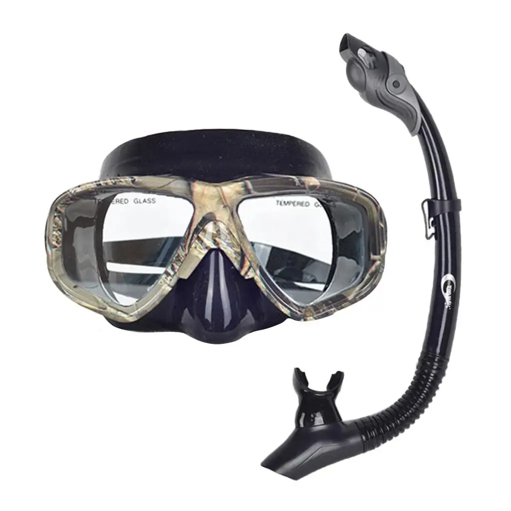 

Snorkel Set Anti Fog Snorkel Diver Hard Glass Safety Goggles