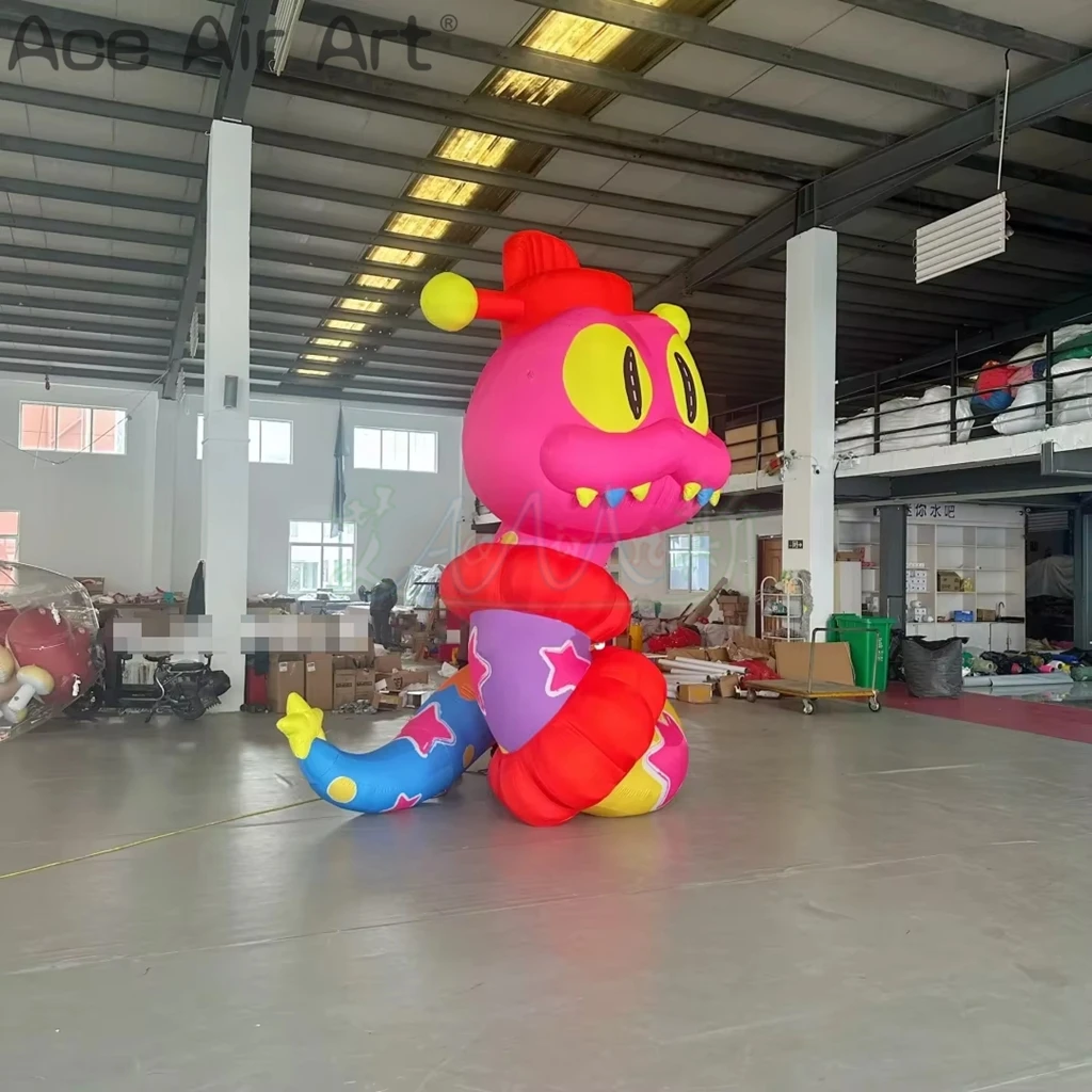 Гигантская надувная змея воздушный удар мультяшная/животная хит продаж шар со
