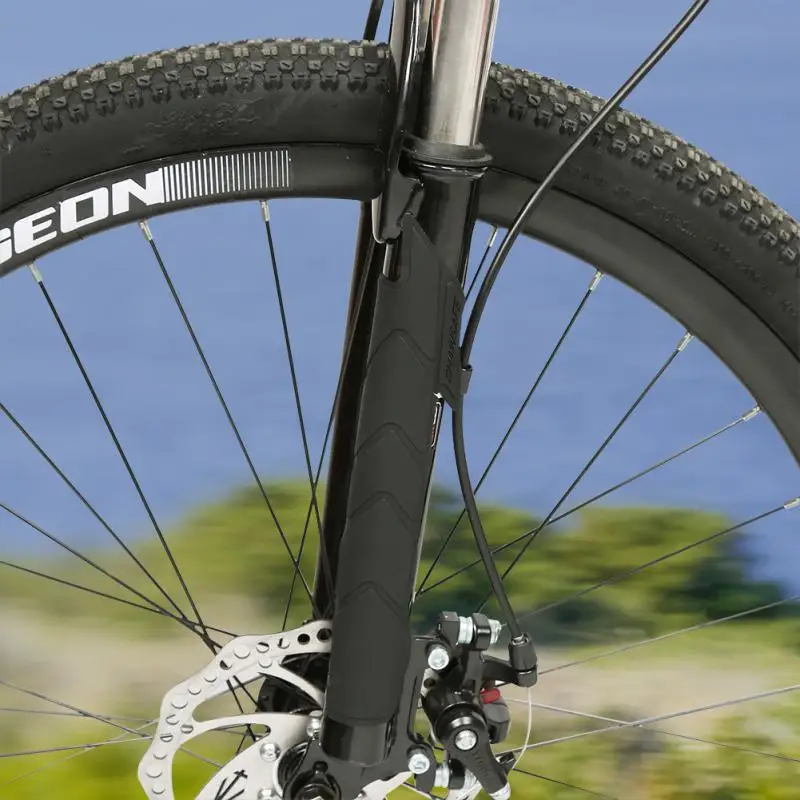 

Простая установка, наклейка на раму велосипеда, черные водонепроницаемые защитные наклейки на цепочку, ПВХ защитные наклейки на велосипед, ...